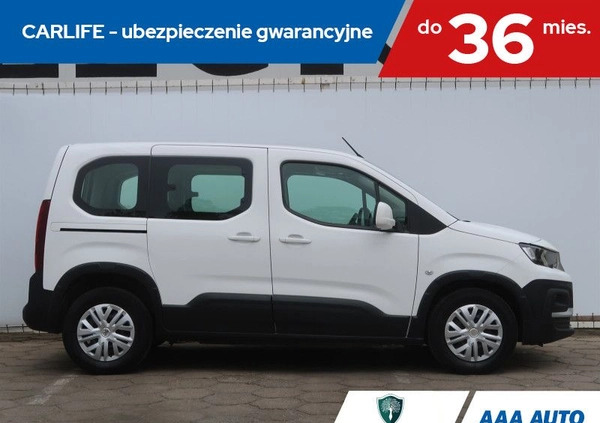 Peugeot Rifter cena 66000 przebieg: 84024, rok produkcji 2019 z Zdzieszowice małe 121